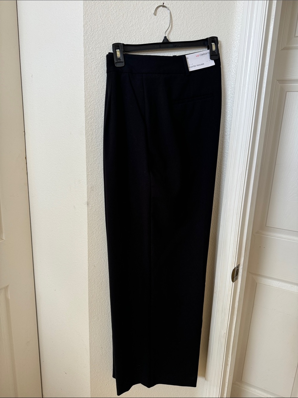 Liz Claiborne Black Women's Straight-Leg Dress Pants
